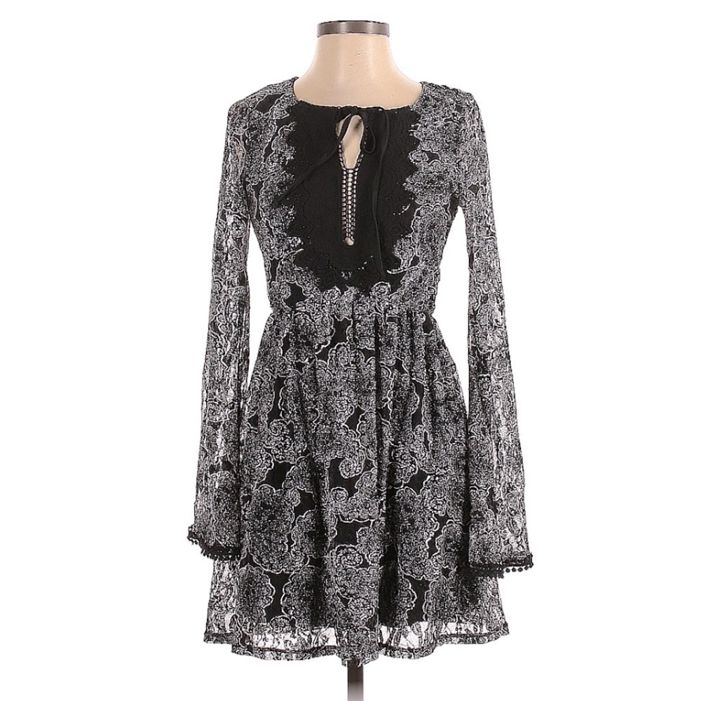 Miami Long Sleeve Boho Dress | SIZE S